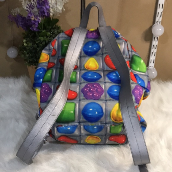 Moschino Nylon Candy Crush Backpack - Picture 9 of 16